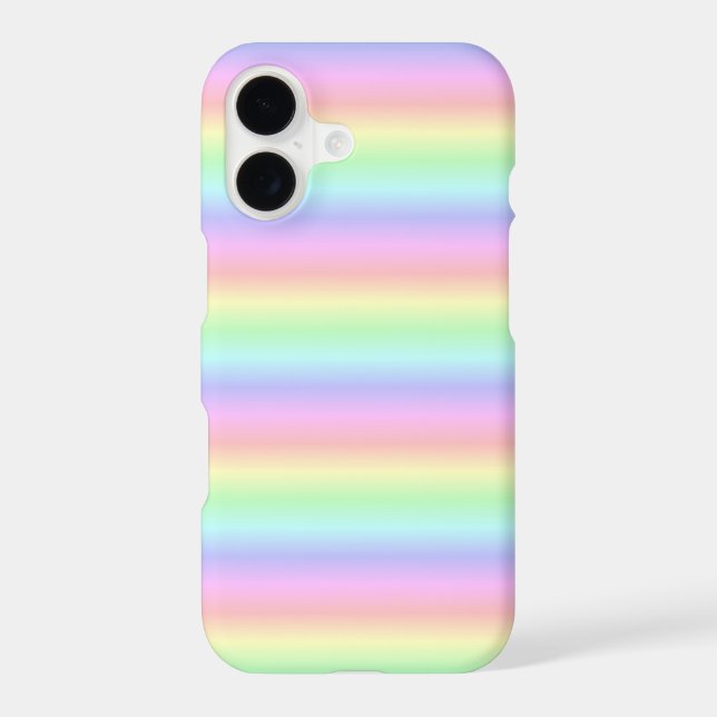 Pastel Rainbow Strips - pattern (Back)