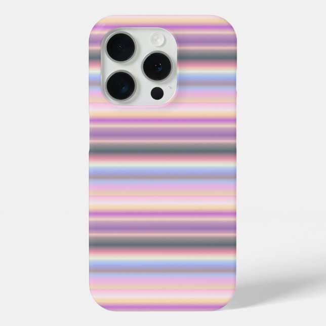 Pastel Rainbow Strips - Pattern Case-Mate iPhone Case (Back)