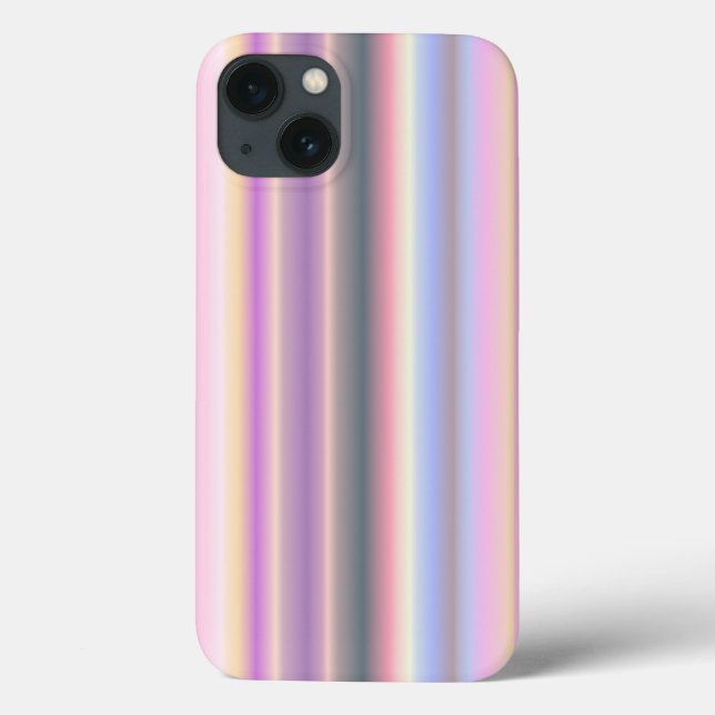 Pastel Rainbow Strips - Pattern Case-Mate iPhone Case (Back)