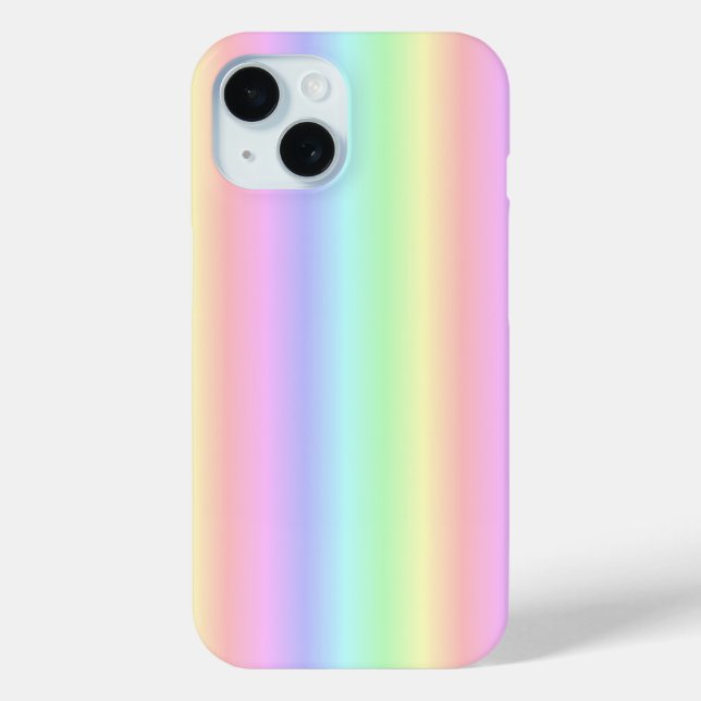 Pastel Rainbow Strips - pattern Case-Mate iPhone Case (Back)
