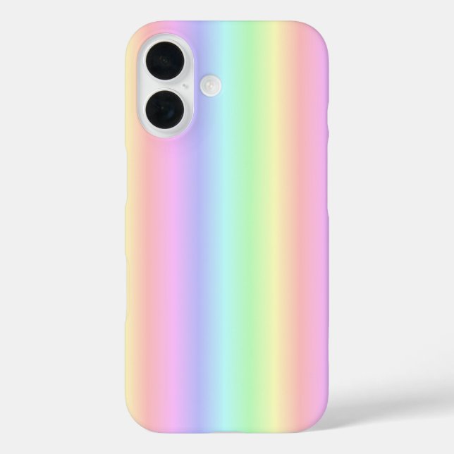 Pastel Rainbow Strips - pattern Case-Mate iPhone Case (Back)