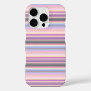 Pastel Rainbow Strips - Pattern iPhone 16 Pro Case