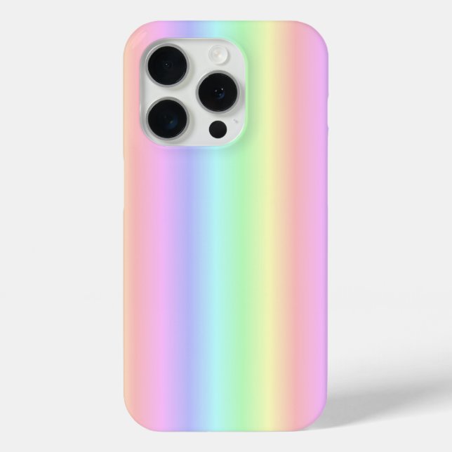 Pastel Rainbow Strips - Pattern Case-Mate iPhone Case (Back)