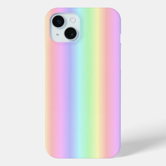 Pastel Rainbow Strips - Pattern Case-Mate iPhone Case (Back)