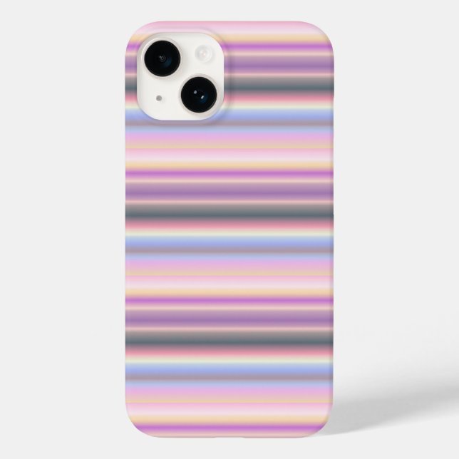 Pastel Rainbow Strips - Pattern Case-Mate iPhone Case (Back)