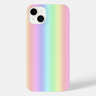 Pastel Rainbow Strips - pattern iPhone 14 Plus Case