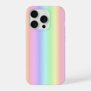 Pastel Rainbow Strips - pattern iPhone 15 Pro Case