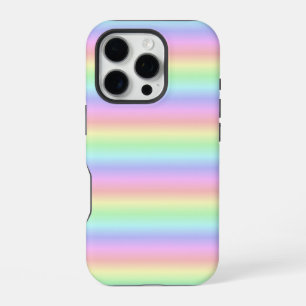 Pastel Rainbow Strips - pattern iPhone 16 Pro Case