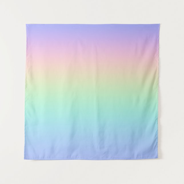 Pastel rainbow tapestry (Front)