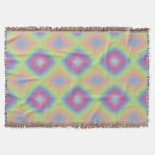 Pastel Rainbow Throw Blanket