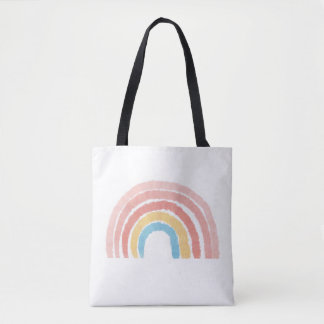 Pastel Rainbow Tote Bag