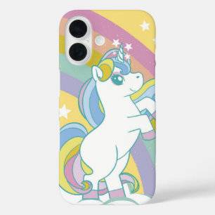 Pastel Rainbow Unicorn iPhone 16 Case