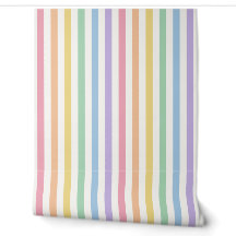 Pastel Rainbow Vertical Stripe