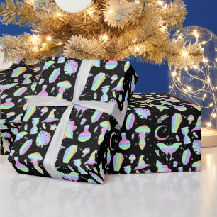 Pastel Rainbow Witchy  Wrapping Paper