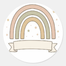 Pastel Rainbow with Stars and Custom Banner – Whim
