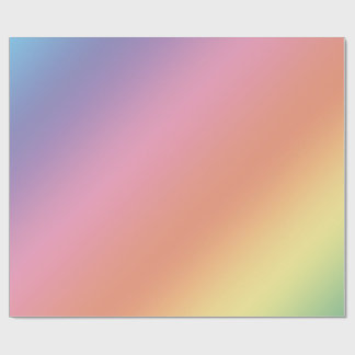 Pastel Rainbow Wrapping Paper