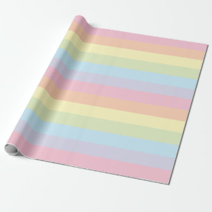 Pastel Rainbow Wrapping Paper