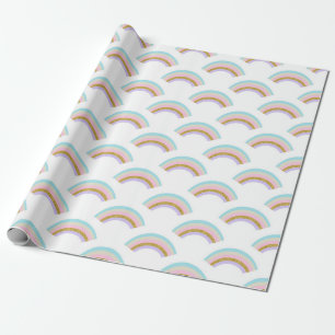 Pastel Rainbow Wrapping Paper
