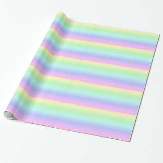 Pastel Rainbow wrapping paper