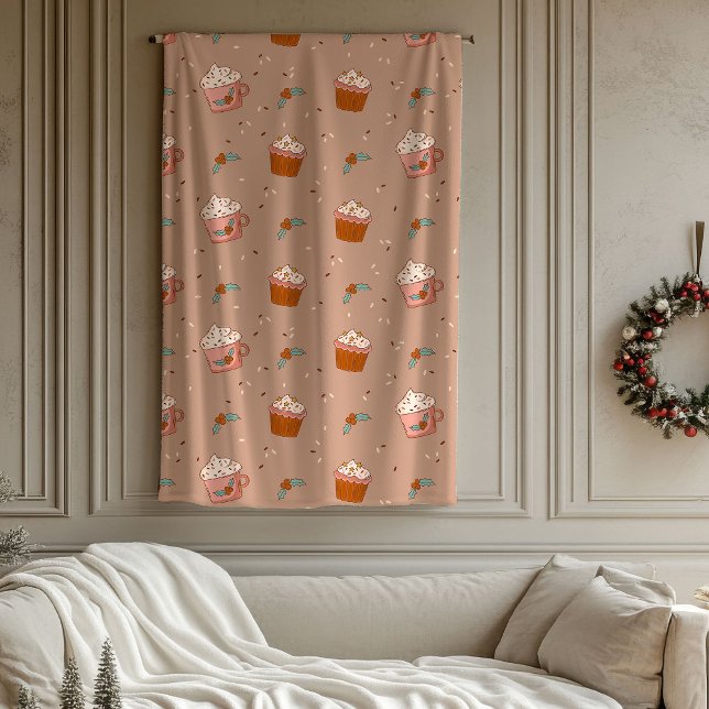 Pastel Retro Blanket Groovy Christmas Home Touch (Pastel Retro Blanket Groovy Christmas Home Touch)