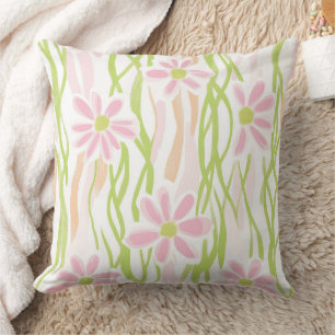 Pastel Retro Floral (9) Cushion