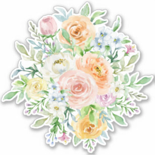 Pastel romantic garden