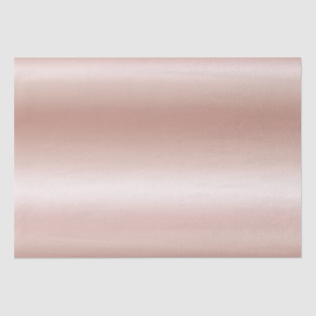 Pastel Rose Gold Foil Ombre Tissue Paper (Front)