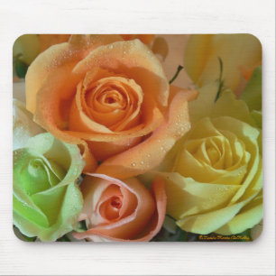 Pastel Roses-Mousepad Mouse Pad