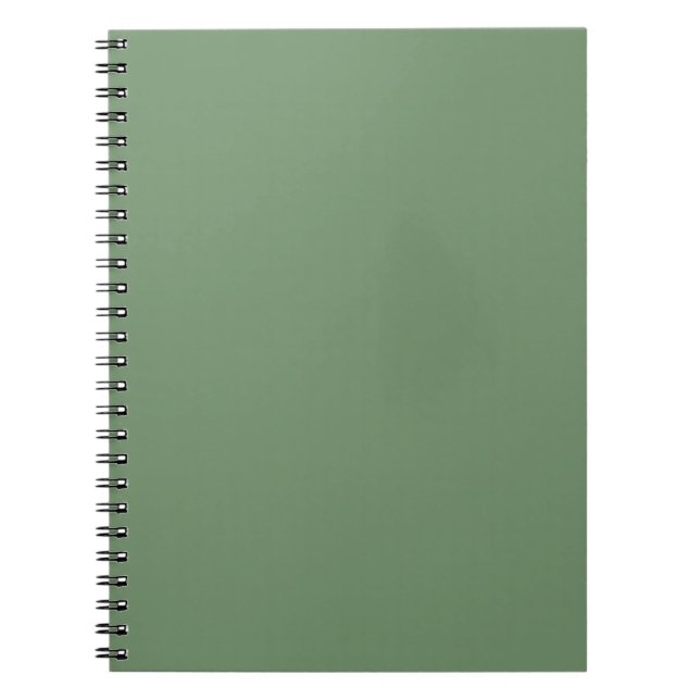 Pastel Sage Green Notebook (Front)
