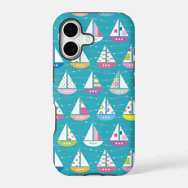 Pastel Sailboat Pattern (Back)