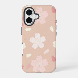 Pastel Sakura Blossom Seamless Pattern Phone Case