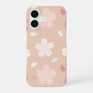 Pastel Sakura Blossom Seamless Pattern Phone Case
