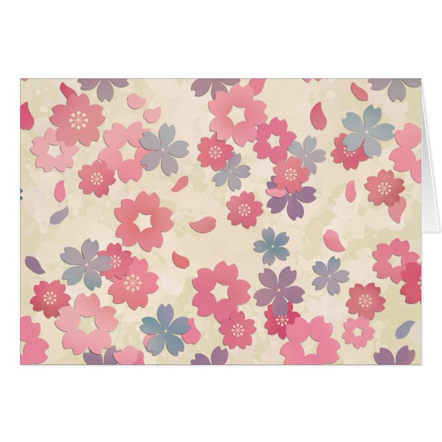 Pastel Sakura Cherry Blossoms (Front Horizontal)