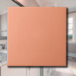 Pastel Salmon Solid Colour | Classic | Elegant Ceramic Tile<br><div class="desc">Pastel Salmon Solid Colour | Classic | Elegant | Trendy | Stylish | Gift</div>