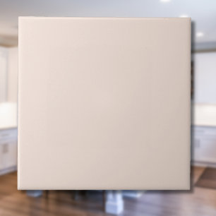 Pastel Sandy Beach Solid Colour Classic Elegan Ceramic Tile