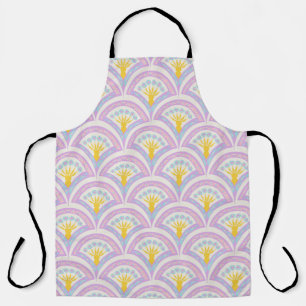 Pastel Scallop Pattern Apron