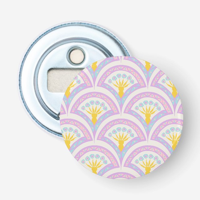 Pastel Scallop Pattern Bottle Opener (Front)