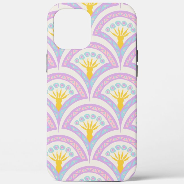 Pastel Scallop Pattern Case-Mate iPhone Case (Back)