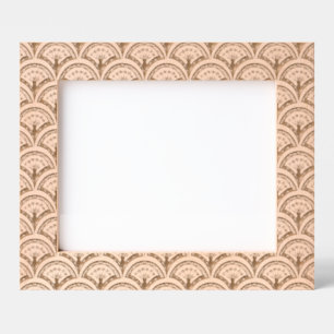 Pastel Scallop Pattern Etched Frames