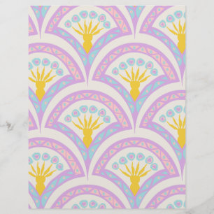 Pastel Scallop Pattern Flyer