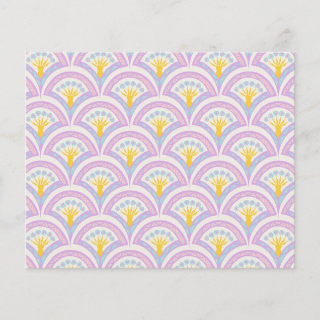 Pastel Scallop Pattern Flyer (Front)