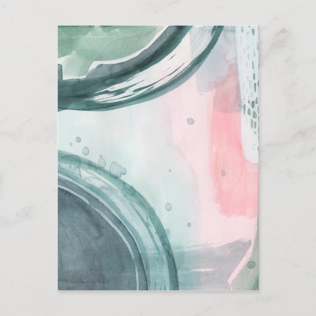 Pastel Scribe - Watercolor Postcard (Front)