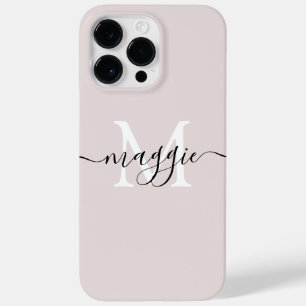 Pastel Script Monogram Personalised Phone Case