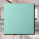 Pastel Seafoam Solid Colour | Classic | Elegant Ceramic Tile<br><div class="desc">Pastel Seafoam Solid Colour | Classic | Elegant | Trendy | Stylish | Gift</div>