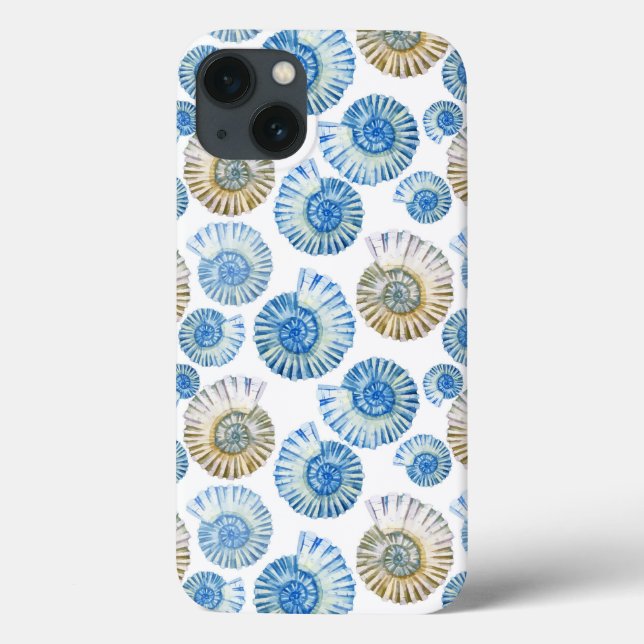 Pastel Seashell Pattern 2 Case-Mate iPhone Case (Back)