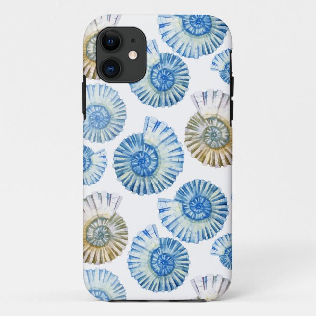 Pastel Seashell Pattern 2 Case-Mate iPhone Case (Back)