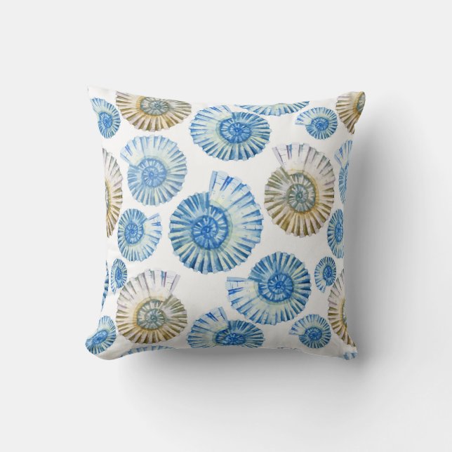 Pastel Seashell Pattern 2 Cushion (Front)