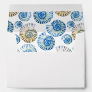 Pastel Seashell Pattern 2 Envelope