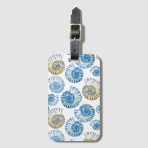 Pastel Seashell Pattern 2 Luggage Tag
