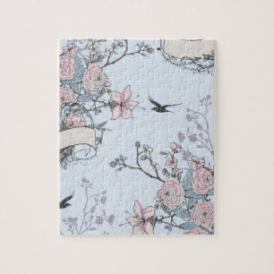 pastel shabby chic jigsaw puzzle